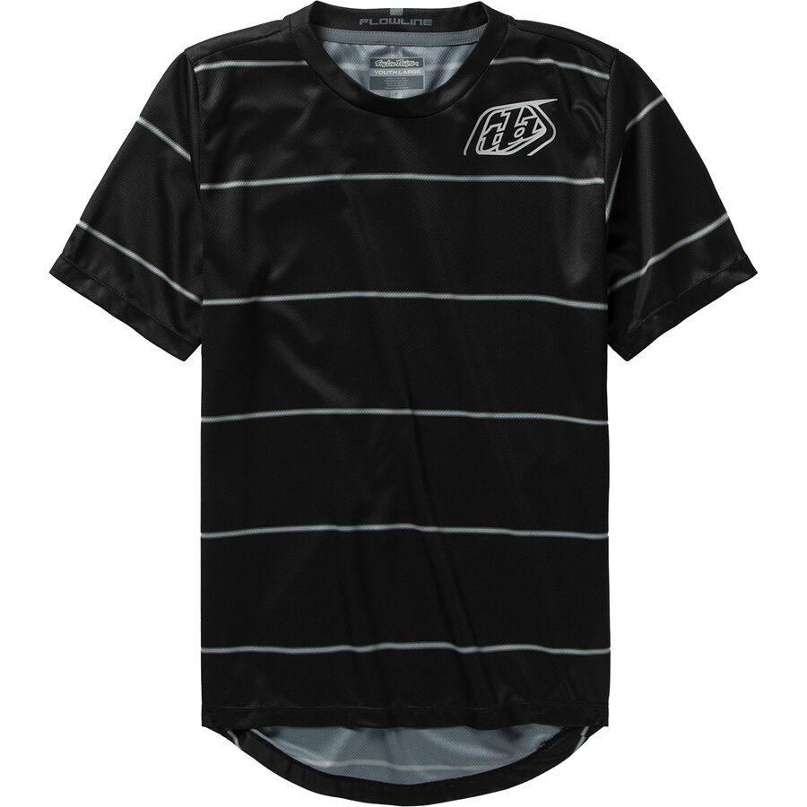 (取寄) トロイリーデザインズ ボーイズ フローライン ショートスリーブ ジャージ - ボーイズ Troy Lee Designs boys Flowline Short-Sleeve Jersey - Boys' Revert Black