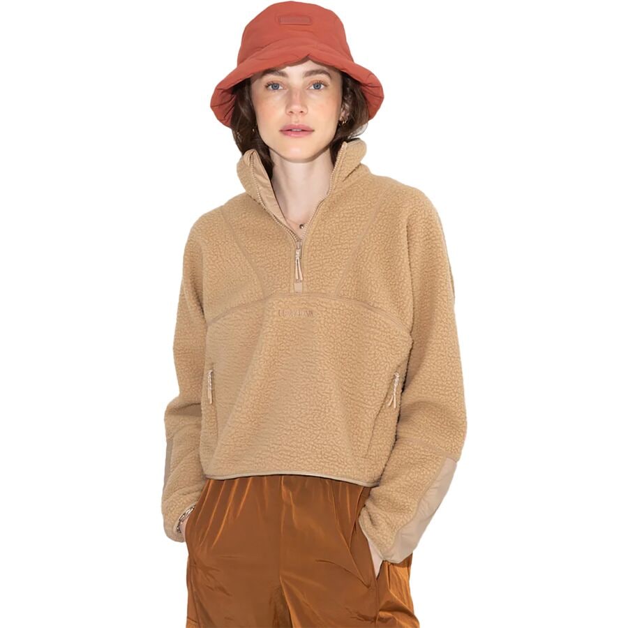 () n[tfCY fB[X t[X WPbg - EBY Halfdays women Pieper Fleece Jacket - Women's Chai