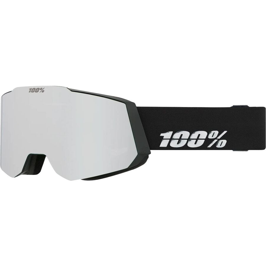 () 100% Ρե S  100% Snowcraft S Goggle Black/Silver/Mirror S...