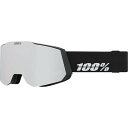 () 100% Xm[Ntg S S[O 100% Snowcraft S Goggle Black/Silver/Mirror Silver