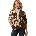 () AAbg fB[X o[o[ Xibv tg XEFbgVc - EBY Ariat women Berber Snap Front Sweatshirt - Women's Chestnut Paint