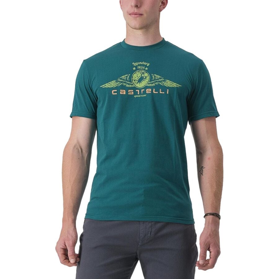 () ƥ  ޥ 2 T- -  Castelli men Armando 2 T-Shirt - Men's Deep Teal