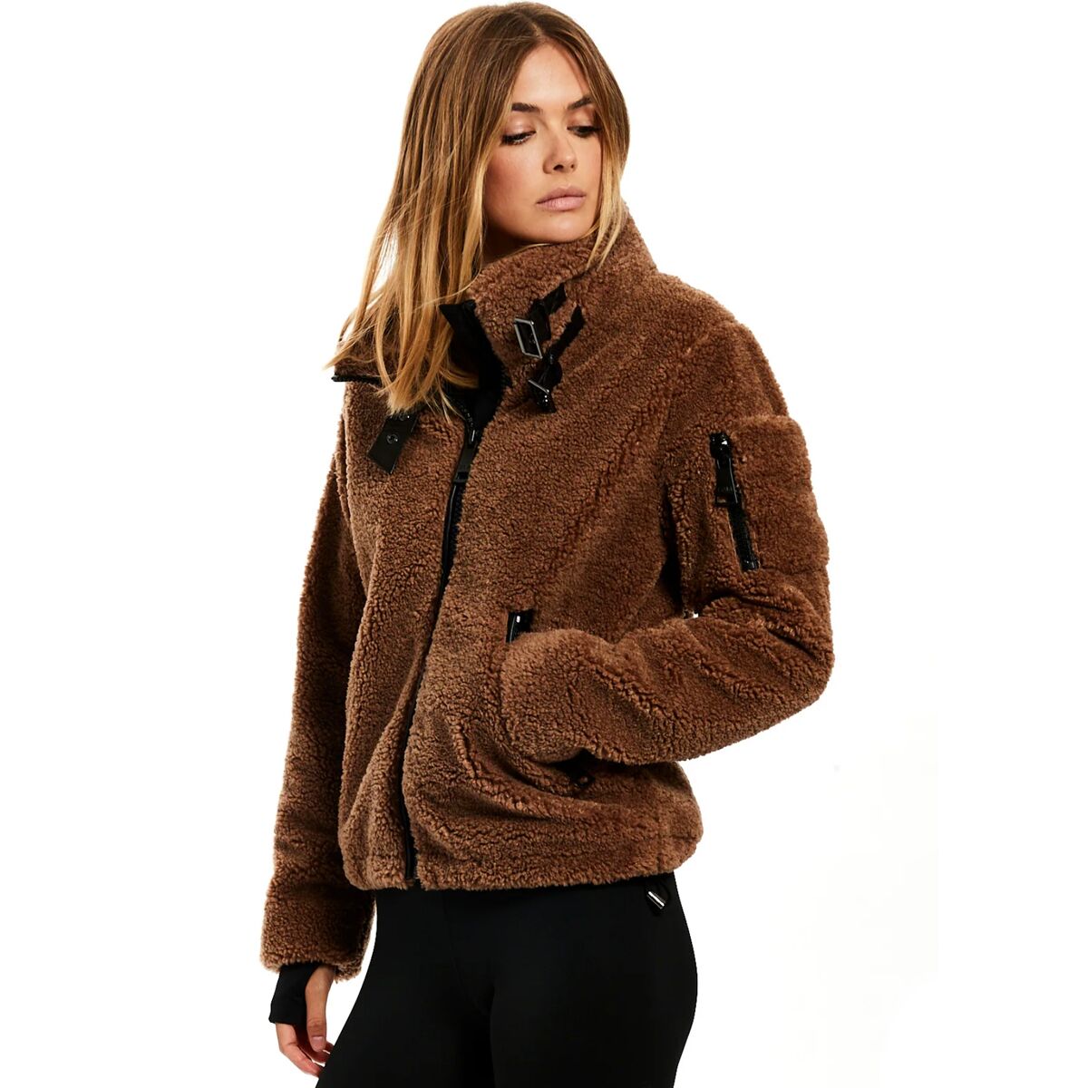 (取寄) サム レディース シェルパ デンバー フリース - ウィメンズ SAM women Sherpa Denver Fleece - Women's Cappuccino 3