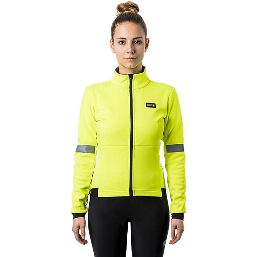 ()  ǥ ƥڥ  㥱å -  GOREWEAR women Tempest Cycling Jacket - Women's Neon Yellow
