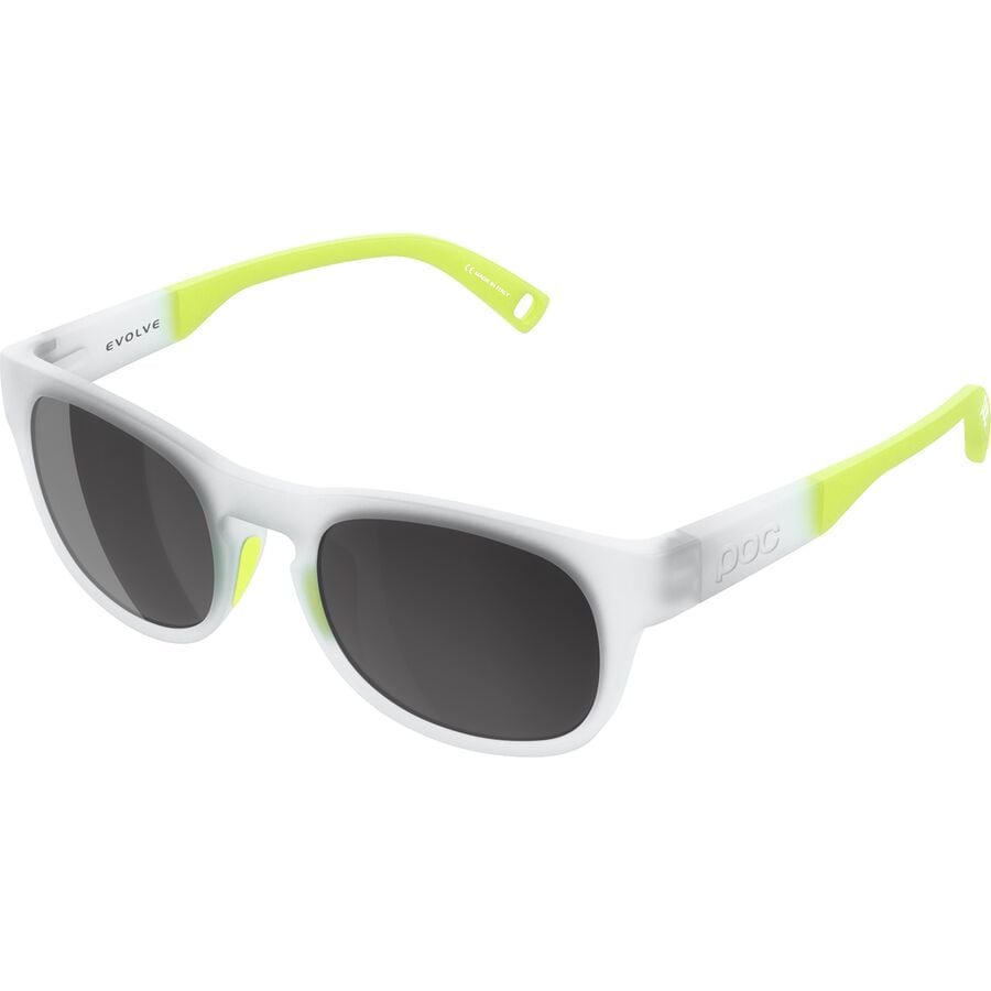 () POC Cou TOX POC Evolve Sunglasses Transparant Crystal/Fluorescent Limegreen