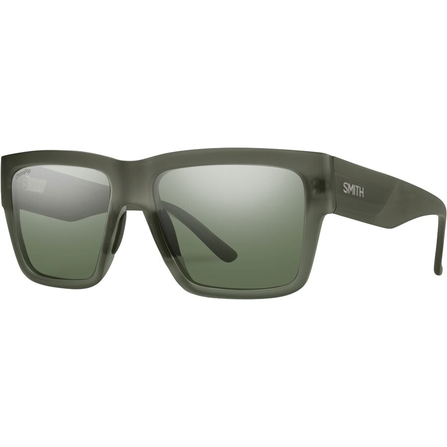 () X~X Cibv N}|bv |[CYh TOX Smith Lineup ChromaPop Polarized Sunglasses Matte Moss Crystal/ChromaPop Polar Gray Green