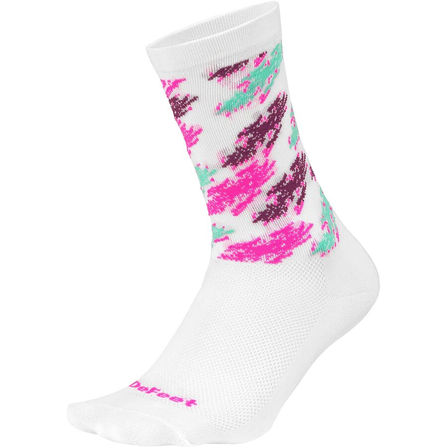 (取寄) デフィート エアイーター 6インチ リトル ダブ ソック DeFeet Aireator 6in Little Dab Sock White