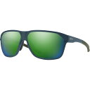 () X~X [hAEg subN |[CYh TOX Smith Leadout Pivlock Polarized Sunglasses Matte Stone/Moss/ChromaPop Green Mirror