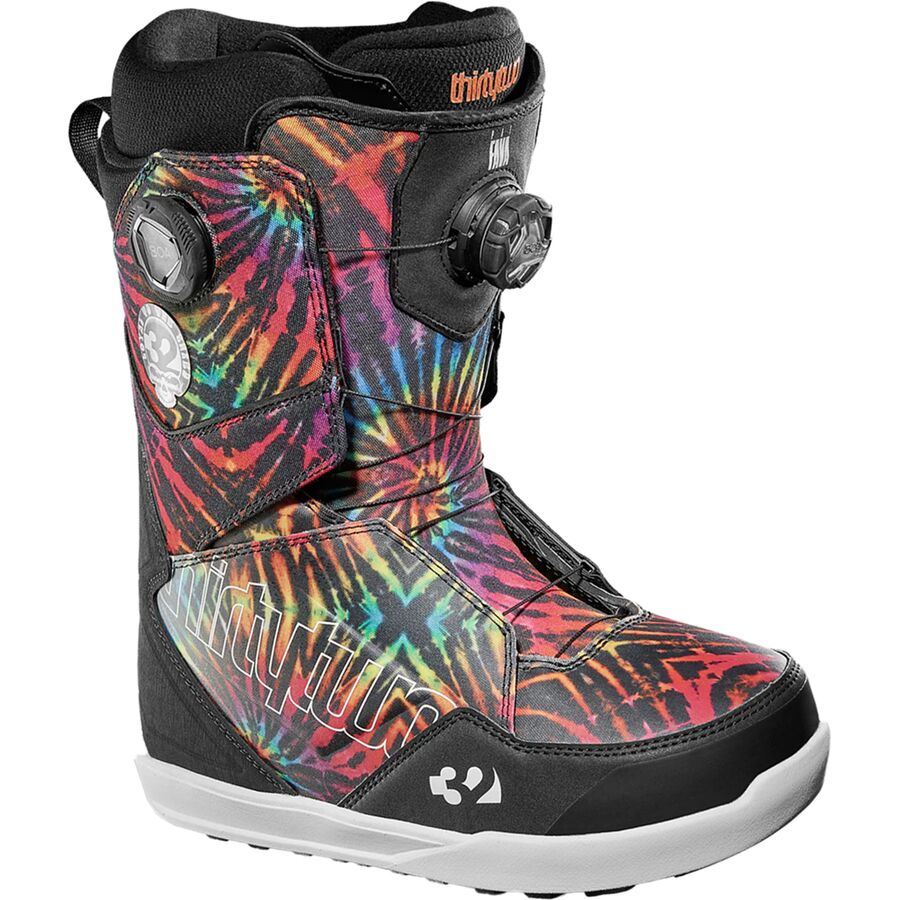 () ƥġ å ֥ ܥ X ѥå ե Ρܡ ֡ - 2024 ThirtyTwo Lashed Double BOA x Pat Fava Snowboard Boot - 2024 Black/Print