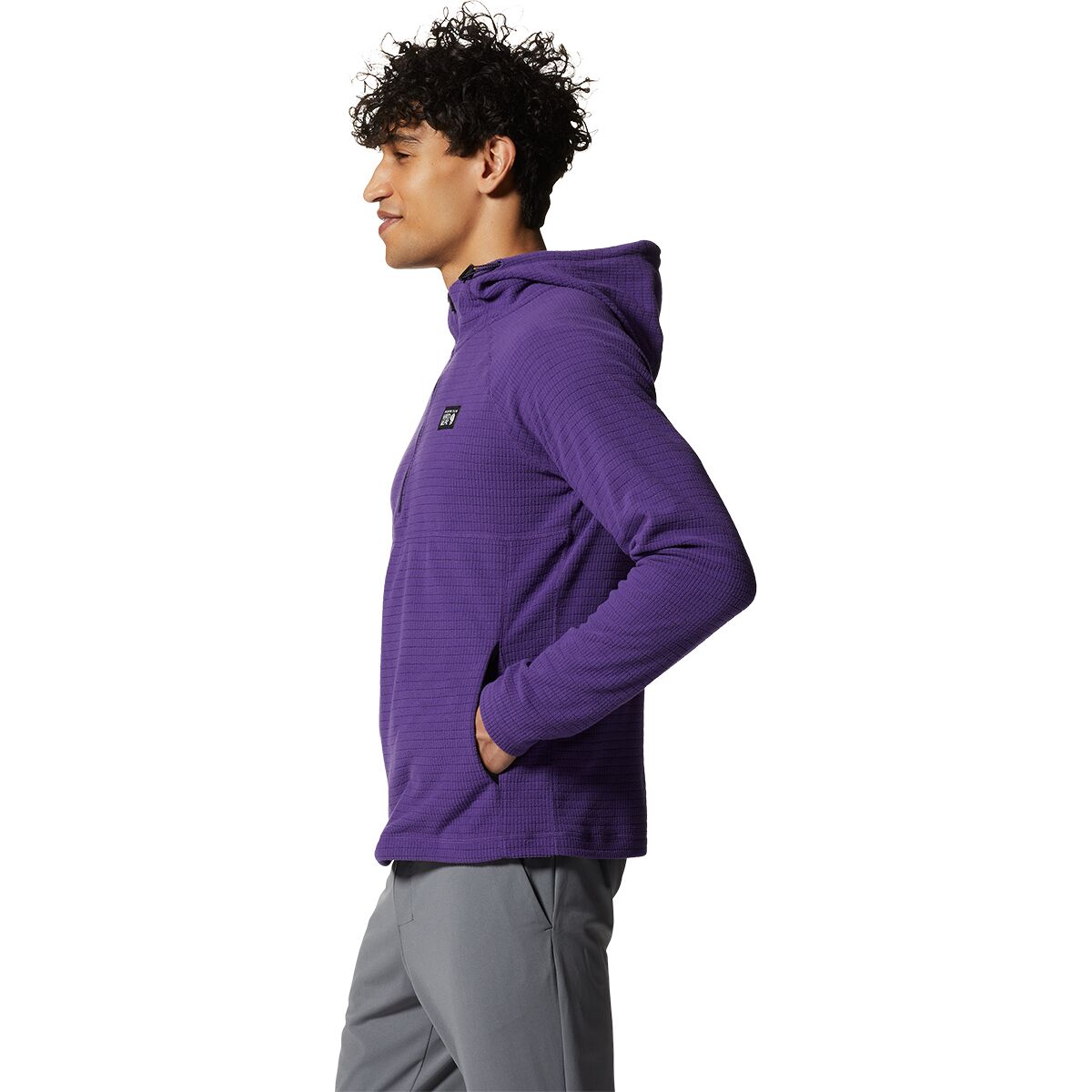 (取寄) マウンテンハードウェア メンズ サミット グリッド パーカー Mountain Hardwear men Summit Grid Hoodie - Men's Purple Jewel 2