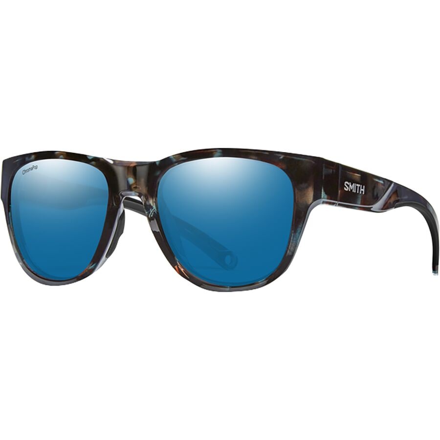 () X~X bNAEFC N}|bv |[CYh TOX Smith Rockaway ChromaPop Polarized Sunglasses Sky Tortoise/ChromaPop Polarized Blue Mirror