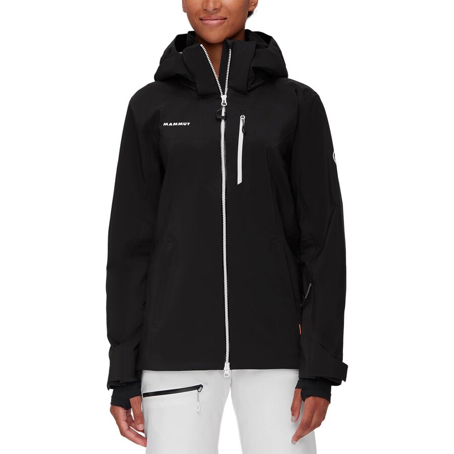 () }[g fB[X Xg[j[ HS WPbg - EBY Mammut women Stoney HS Jacket - Women's Black/White