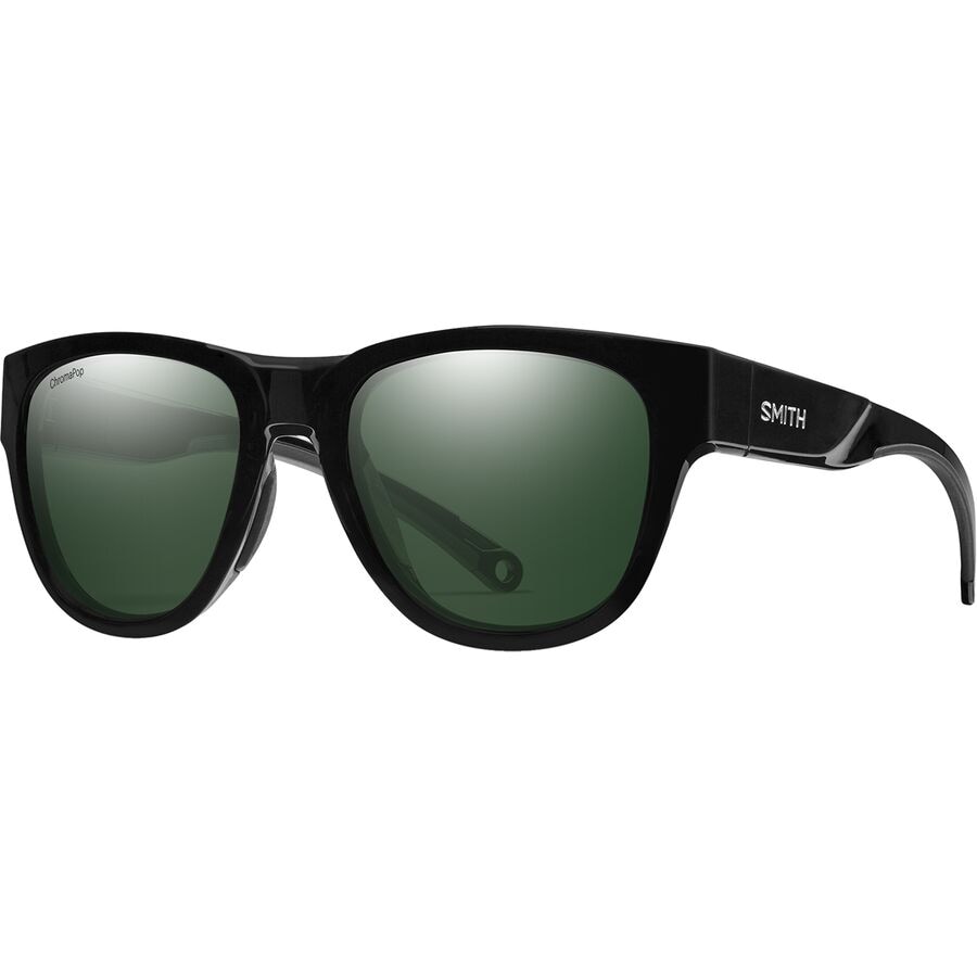 () X~X bNAEFC N}|bv |[CYh TOX Smith Rockaway ChromaPop Polarized Sunglasses Black/ChromaPop Polarized Gray Green