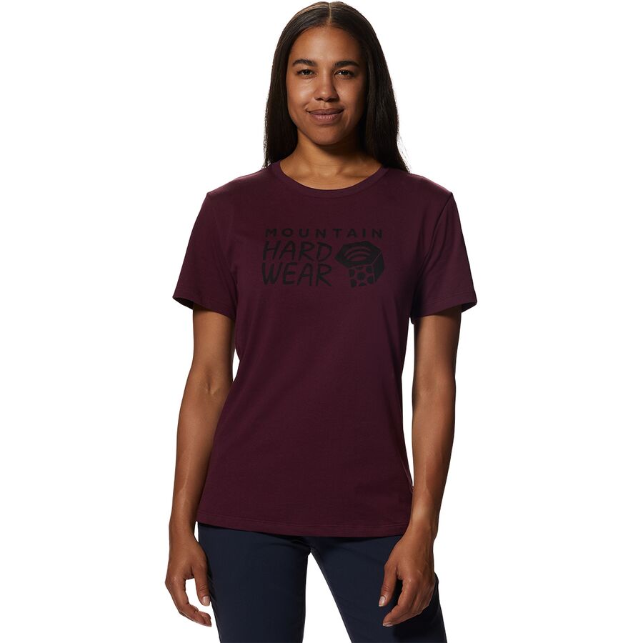 (取寄) マウンテンハードウェア レディース MHW ロゴ ショートスリーブ T-シャツ - ウィメンズ Mountain Hardwear women MHW Logo Short-Sleeve T-Shirt - Women 039 s Cocoa Red