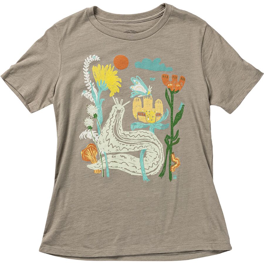 () X[X fB[X X[ Vc - EBY Slow Loris women Slow Roamers Shirt - Women's Heather Stone