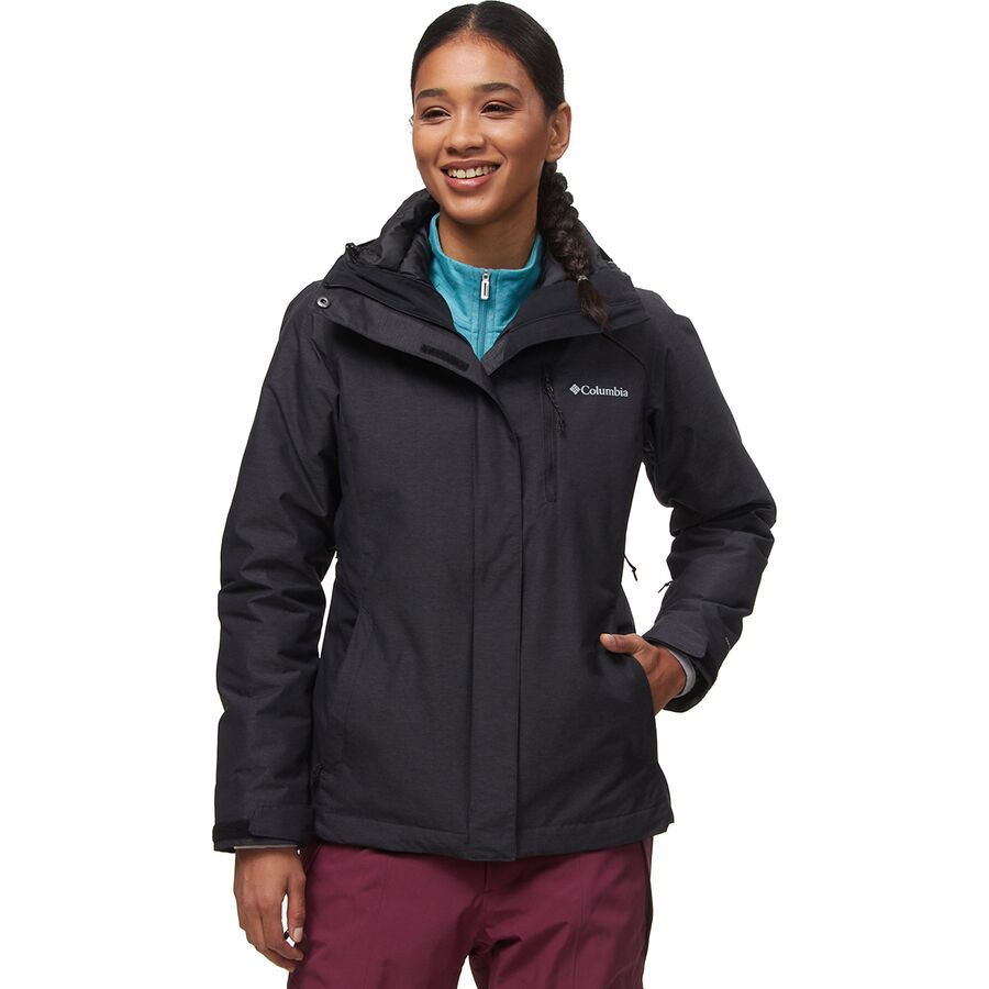 () ӥ ǥ С Iv 󥿡 աǥå ꡼ 㥱å -  Columbia women Whirlibird IV Interchange Hooded 3-in-1 Jacket - Women's Black Crossdye