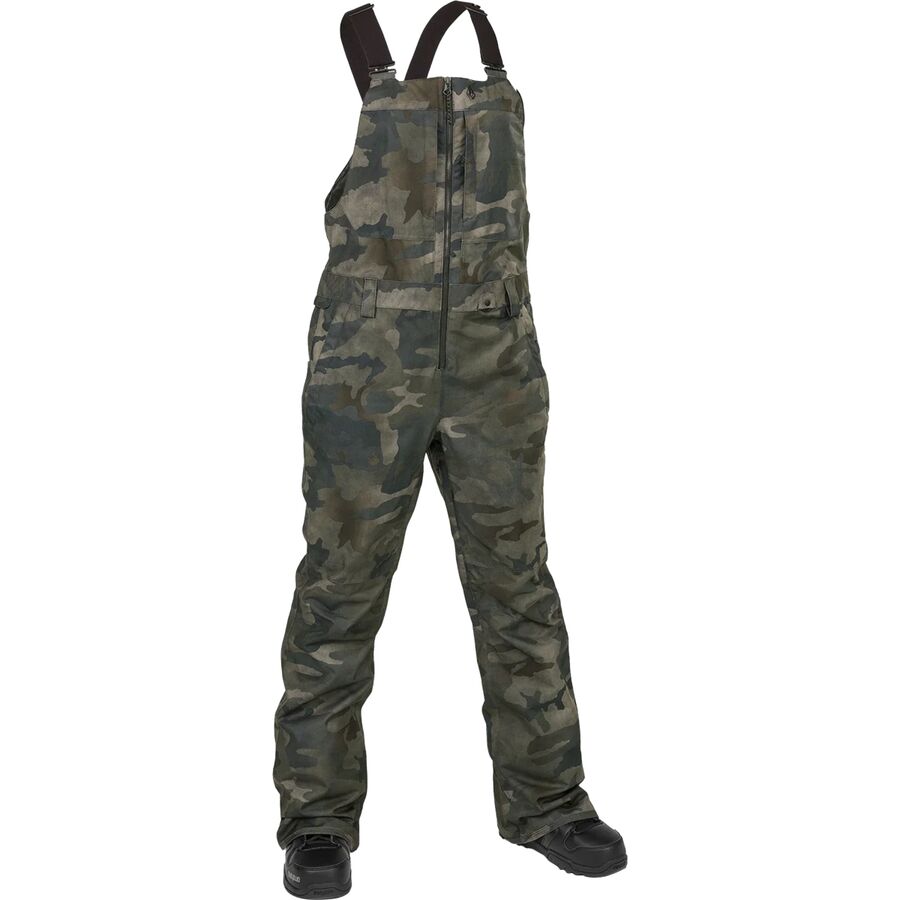 () ܥ륳 ǥ ե ӥ С -  Volcom women Swift Bib Overall - Women's Cloudwash Camo