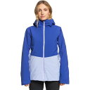 () LV[ fB[X s[NTCh Xm[ WPbg - EBY Roxy women Peakside Snow Jacket - Women's Bluing