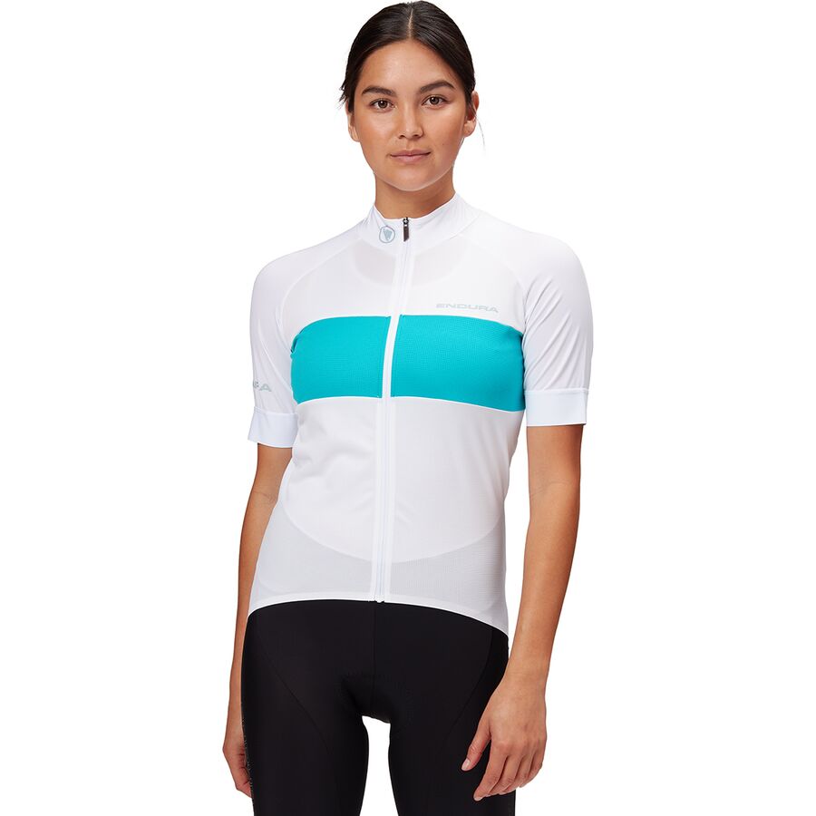 (取寄) エンデューラ レディース FS260-プロ ショートスリーブ ジャージ - ウィメンズ Endura women FS260-Pro Short-Sleeve Jersey - Women's White