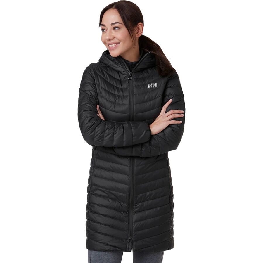 (取寄) ヘリーハンセン レディース ベルグラ ロング ダウン インサレイター ジャケット - ウィメンズ Helly Hansen women Verglas Long Down Insulator Jacket - Women's Black