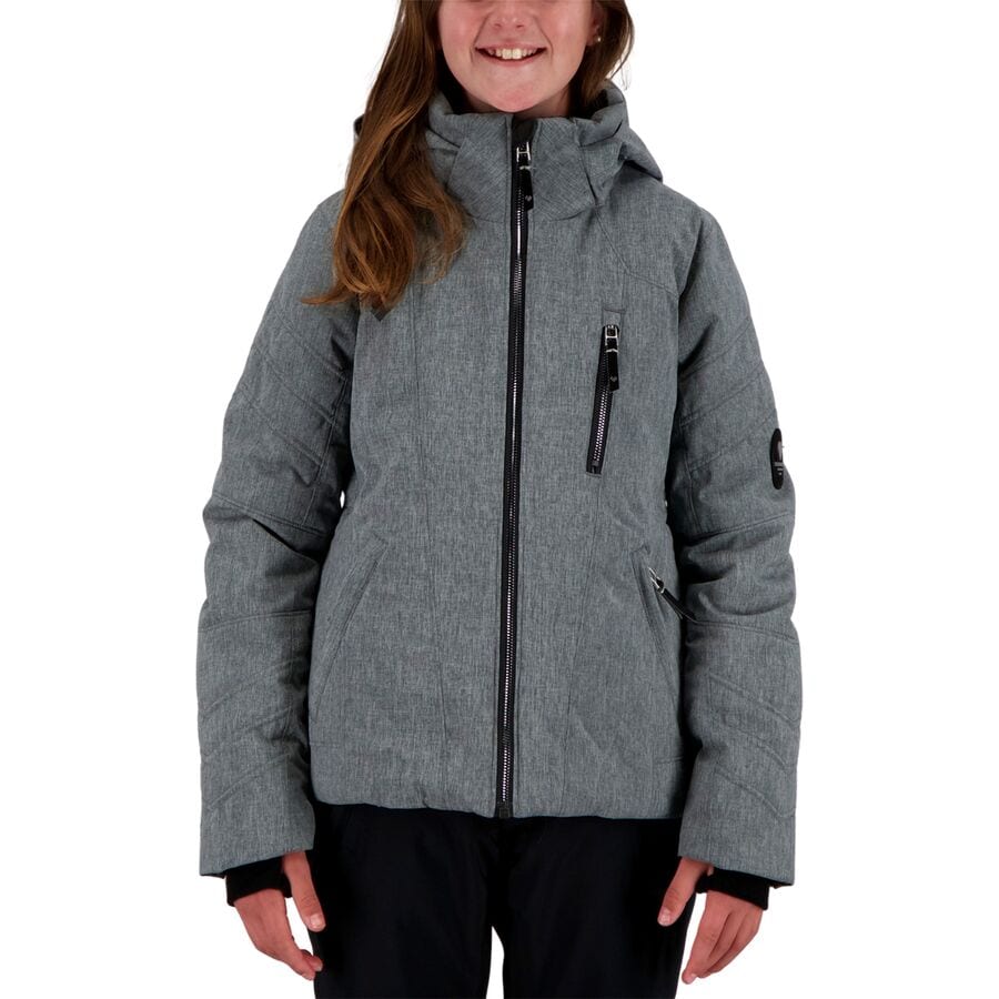 () Хޥ䡼 륺 쥤 㥱å - 륺 Obermeyer girls Rayla Jacket - Girls' Knight Black