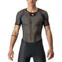 (取寄) カステリ メンズ コア メッシュ 3 ショートスリーブ ベースレイヤー- - メンズ Castelli men Core Mesh 3 Short-Sleeve Baselayer - Men's Black