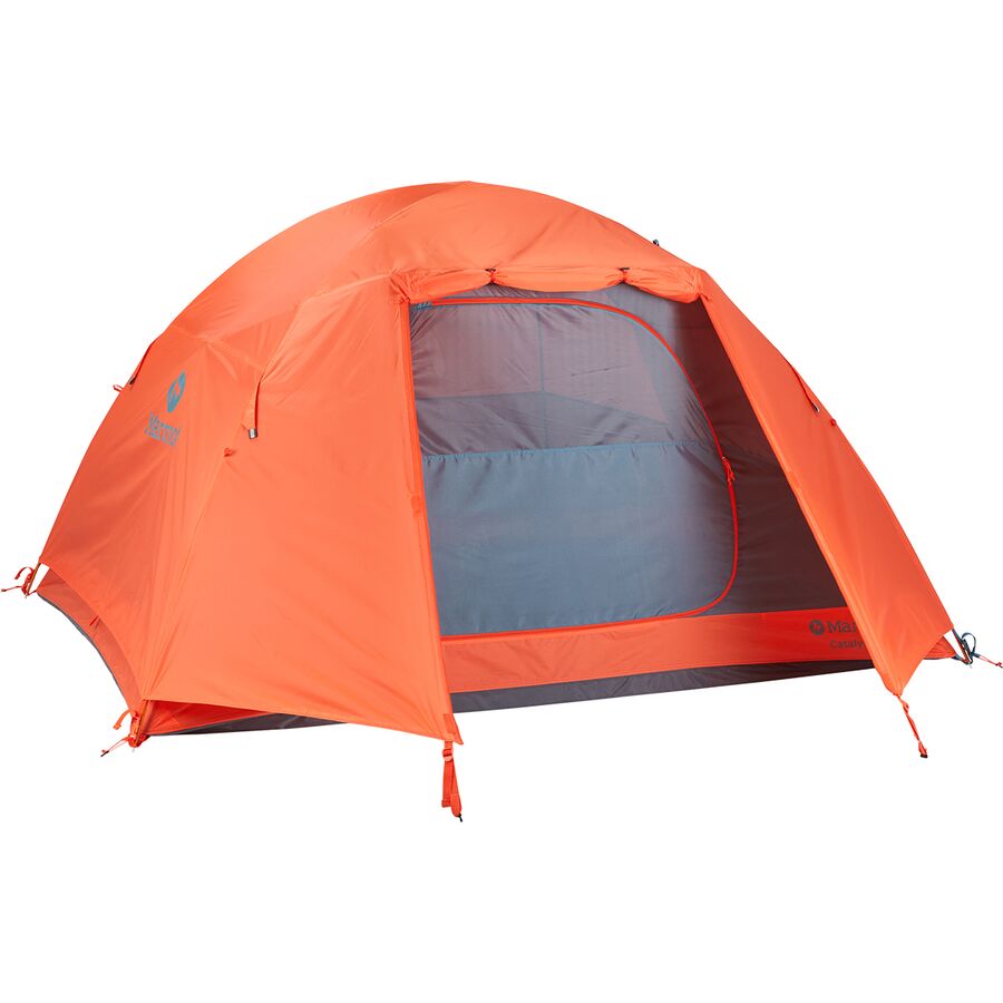 () ޡå ꥹ ƥ: 3-ѡ 3- Marmot Catalyst Tent: 3-Person 3-Season Red Sun/Cascade Blue