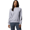 (取寄) マウンテンハードウェア レディース ロゴ プルオーバー クルー スウェットシャツ - ウィメンズ Mountain Hardwear women Logo Pullover Crew Sweatshirt - Women's Hardwear Grey Heather