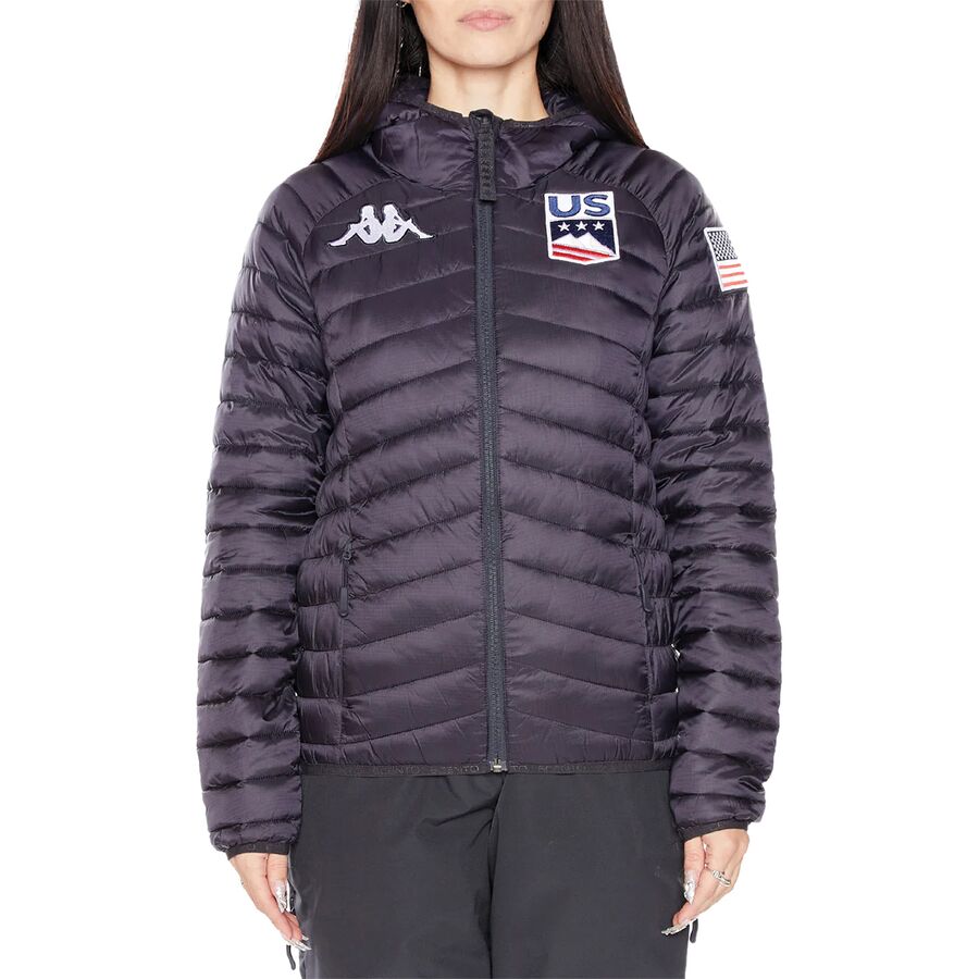 () fB[X AX WPbg - EBY Kappa USA women 6Cento 663 US Jacket - Women's Blue Dark Navy