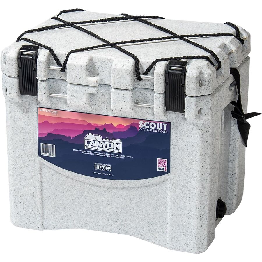 () LjIN[[Y XJEg 22qt N[[ Canyon Coolers Scout 22qt Cooler White Marble