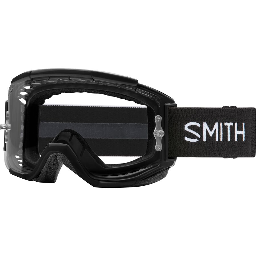 (取寄) スミス スクアッド MTB クロマポップ ゴーグルズ Smith Squad MTB ChromaPop Goggles Black/Clear Anti-Fog
