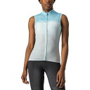 (取寄) カステリ レディース ベロシシマ スリーブレス ジャージ - ウィメンズ Castelli women Velocissima Sleeveless Jersey - Women's Light Acqua/Skylight