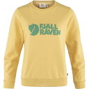 (取寄) フェールラーベン レディース ロゴ セーター - ウィメンズ Fjallraven women Logo Sweater - Women's Mais Yellow