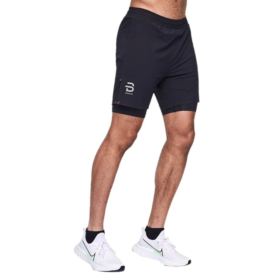 (取寄) ビヨルンダーリ メンズ ラン 365 ショート - メンズ Bjorn Daehlie men Run 365 Short - Men's Black