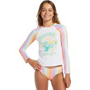 (取寄) ビラボン ガールズ オン ザ ブライト サイド ロング-スローブ スイムスーツ - ガールズ Billabong girls On The Bright Side Long-Sleeve Swimsuit - Girls' Multi