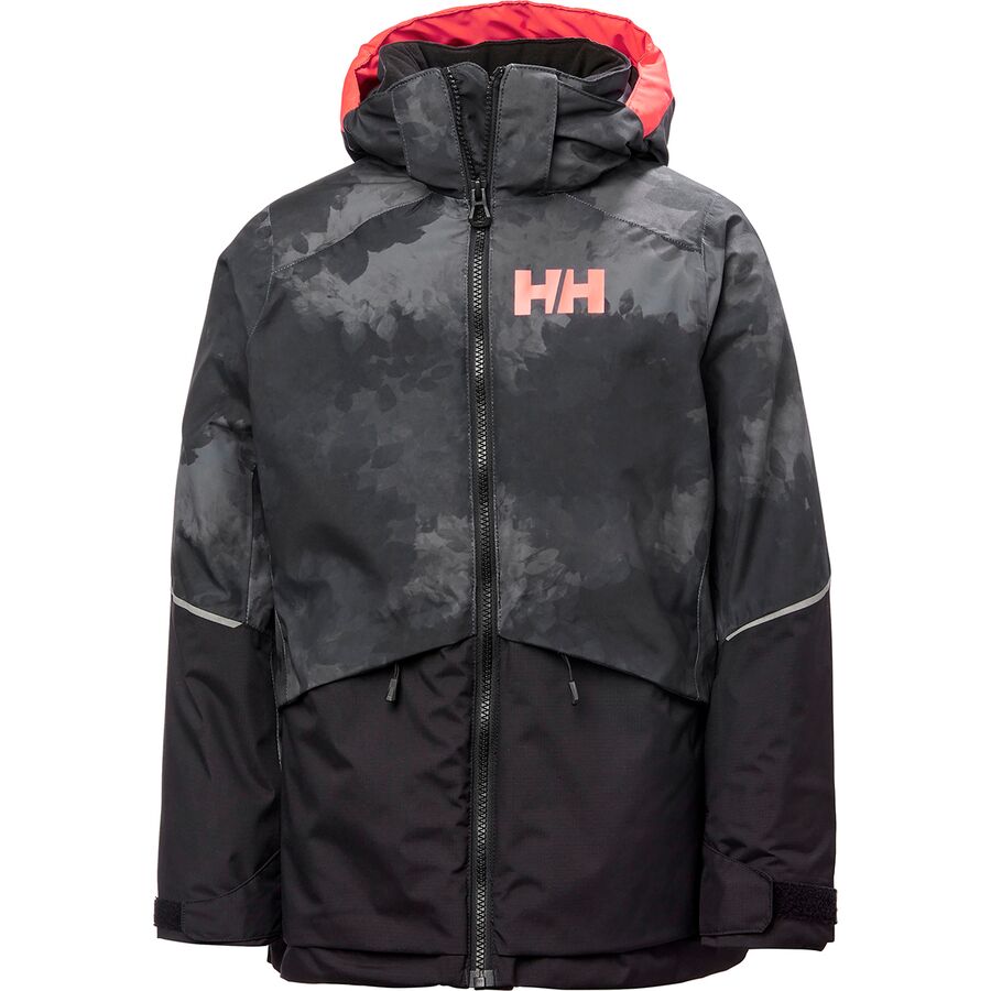 楽天ジェットラグ楽天市場店（取寄） ヘリーハンセン キッズ ジュニアズ ステラ スキー ジャケット - キッズ Helly Hansen kids Juniors' Stellar Ski Jacket - Kids' Black Aop