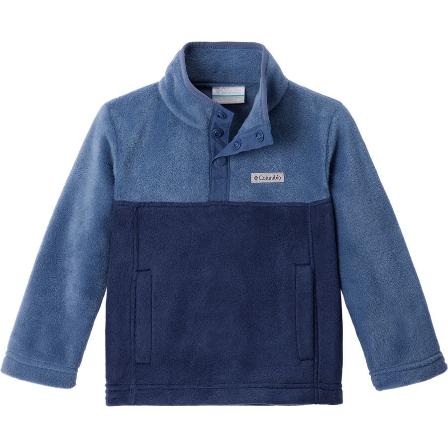 () RrA gh[ XeB[Y }Ee 1/4-Xibv t[X vI[o[ - gbh[ Columbia toddler Steens Mountain 1/4-Snap Fleece Pullover - Toddlers' Collegiate Navy/Dark Mountain