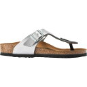 () rPVgbN K[Y M[ T_ - K[Y Birkenstock girls Gizeh Sandal - Girls' Silver Birko-Flor