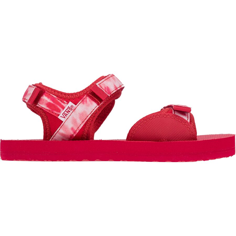 () Х å ȥå  - å Vans kids Tri-Lock Sandal - Kids' (Tie Dye) Red/True White