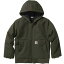 (取寄) カーハート ボーイズ キャンバス インサレーテッド フーデット アクティブ ジャケット - ボーイズ Carhartt boys Canvas Insulated Hooded Active Jacket - Boys' Olive