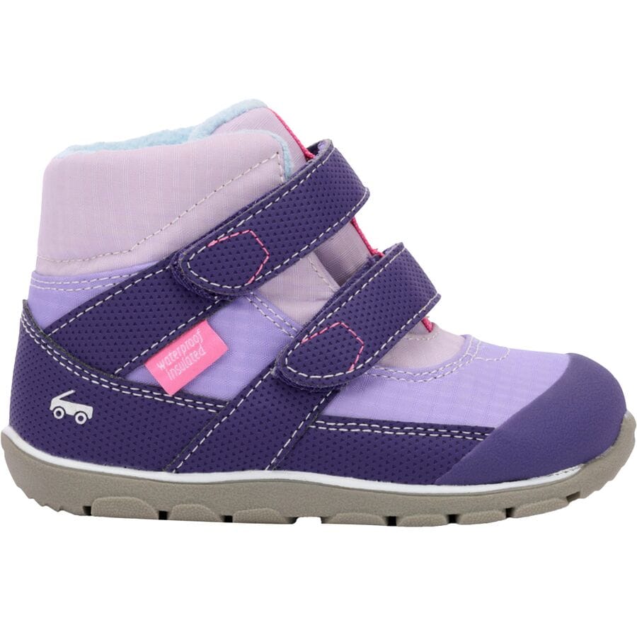 取寄 シーカイラン ガールズ アトラス リ ウォータープルーフ インサレーテッド ブーツ - ガールズ See Kai Run girls Atlas II Waterproof Insulated Boot - Girls Purple/Pink
