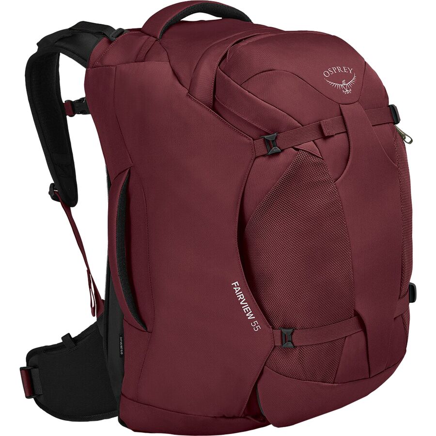 () IXv[pbN fB[X tFAr[ 55L obNpbN - EBY Osprey Packs women Fairview 55L Backpack - Women's Zircon Red