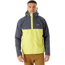 ()   ݥ  㥱å -  Rab men Downpour Eco Jacket - Men's Graphene/Zest