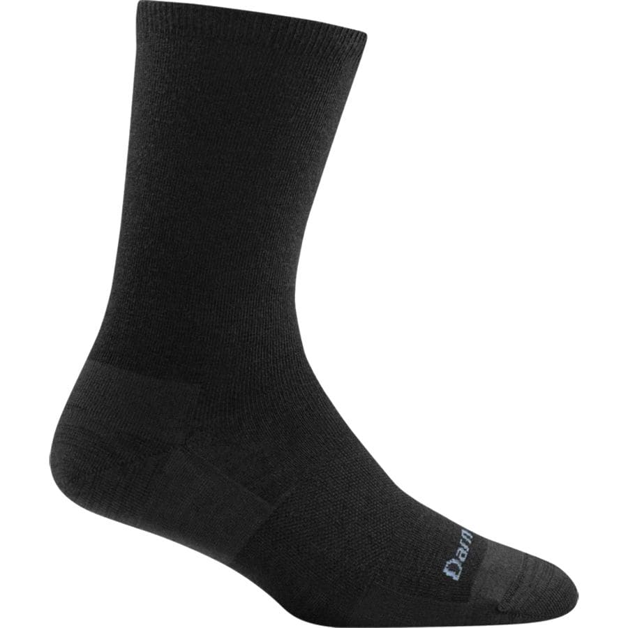 (取寄) ダーンタフ レディース ソリッド ベーシック ライト クルー ソック - ウィメンズ Darn Tough women Solid Basic Light Crew Sock - Women's Black 1