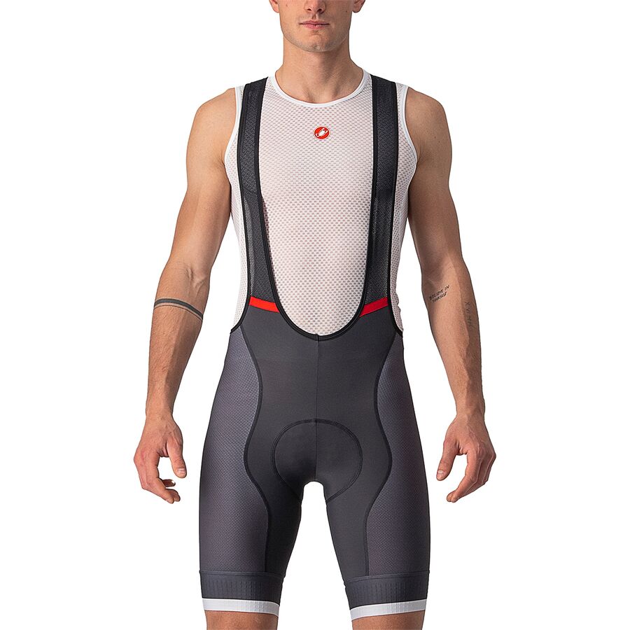 (取寄) カステリ メンズ コンペティツィオーネ キット ビブ ショート - メンズ Castelli men Competizione Kit Bib Short - Men's Dark Gray/Silver Gray