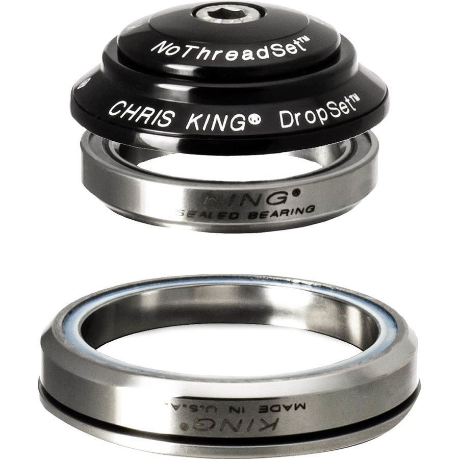 (取寄) クリスキング ドロップセット 3 ヘッドセット Chris King DropSet 3 Headset Black