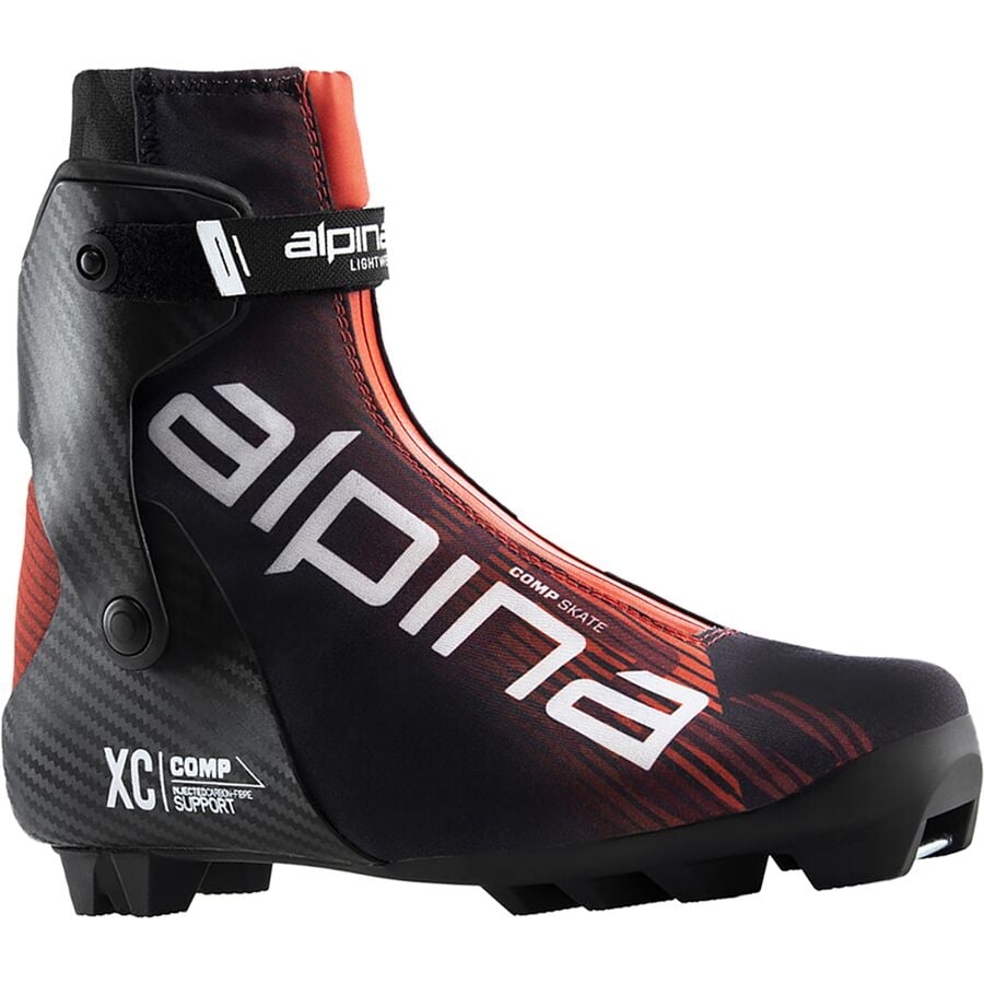 (取寄) アルピナ コンプ スケート ブート - 2024 Alpina Comp Skate Boot - 2024 Black/Red