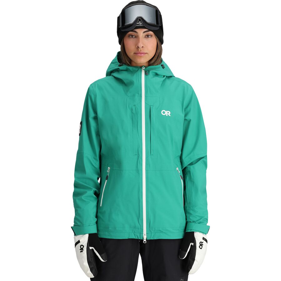 (取寄) アウトドア リサーチ レディース カーバイド ジャケット - ウィメンズ Outdoor Research women Carbide Jacket - Women's Verdant