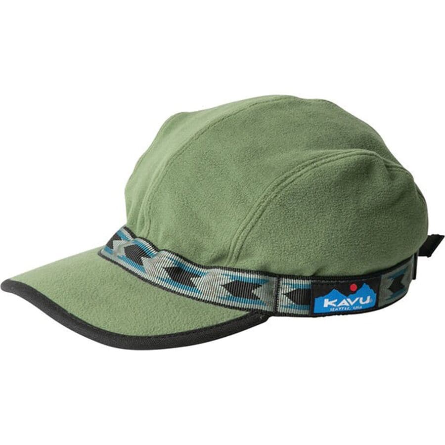 () ֡ ե꡼ ȥåץå ˹ KAVU Fleece Strapcap Moss