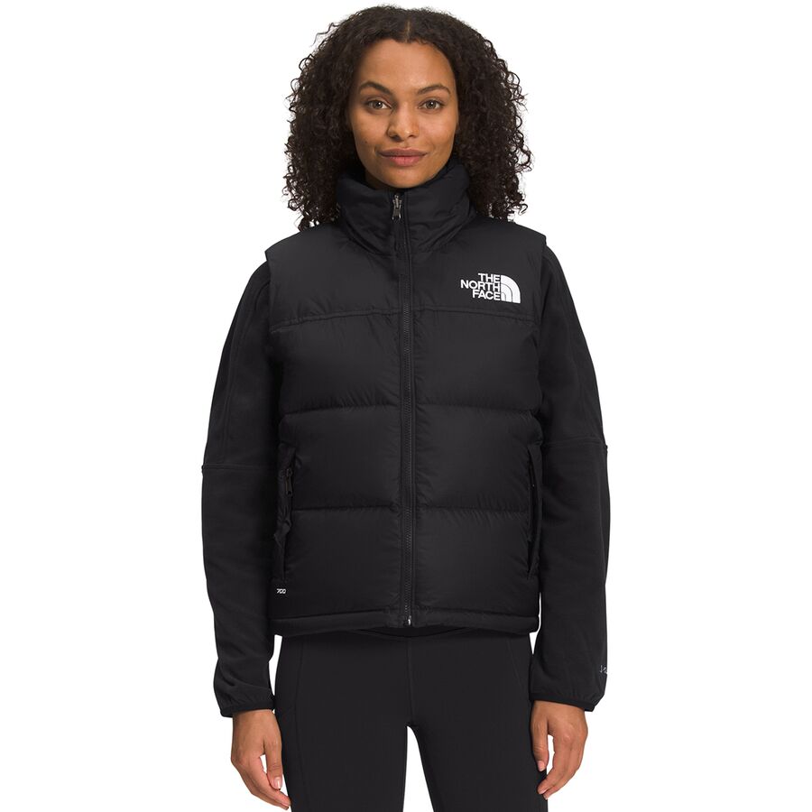 (取寄) ノースフェイス レディース 1996 レトロ ヌプシ ベスト - ウィメンズ The North Face women 1996 Retro Nuptse Vest - Women's Recycled TNF Black